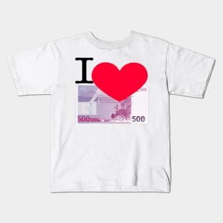 euro love Kids T-Shirt